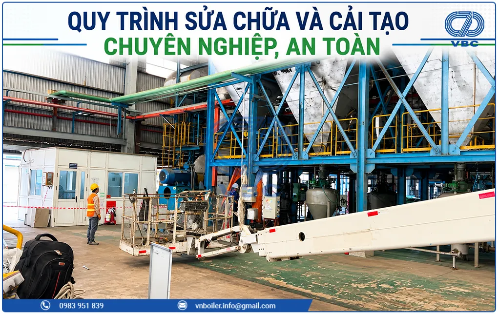 Quy trình sửa chữa và cải tạo lò hơi