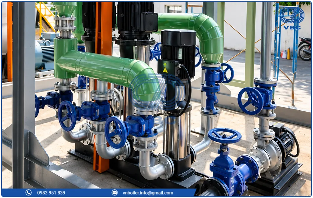 Dịch vụ thi công hệ thống đường ống lò hơi