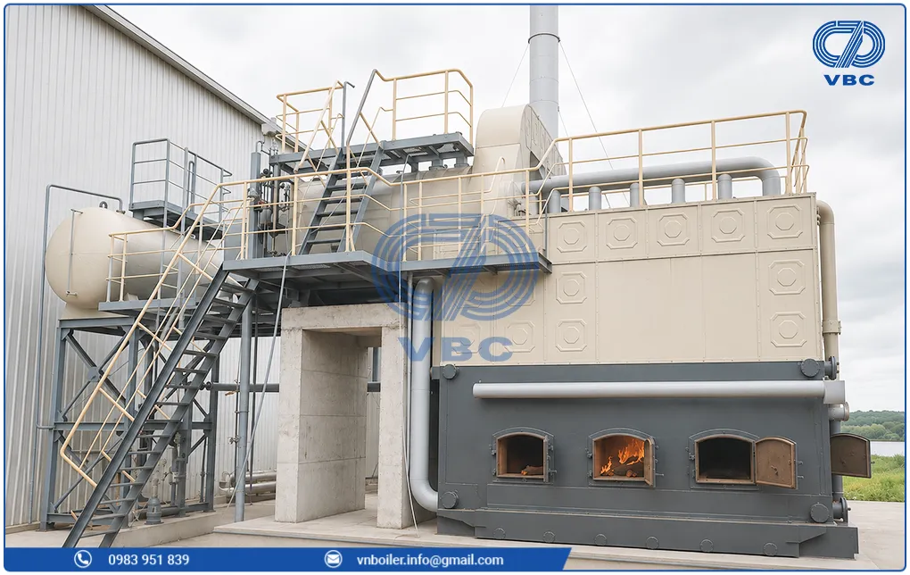 Đặc điểm lò hơi ghi tĩnh do Công ty Nồi Hơi Việt Nam thiết kế và lắp đặt