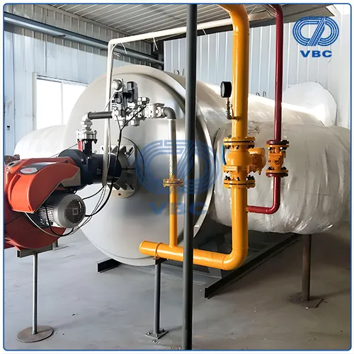 Lò khí nóng đốt dầu gas